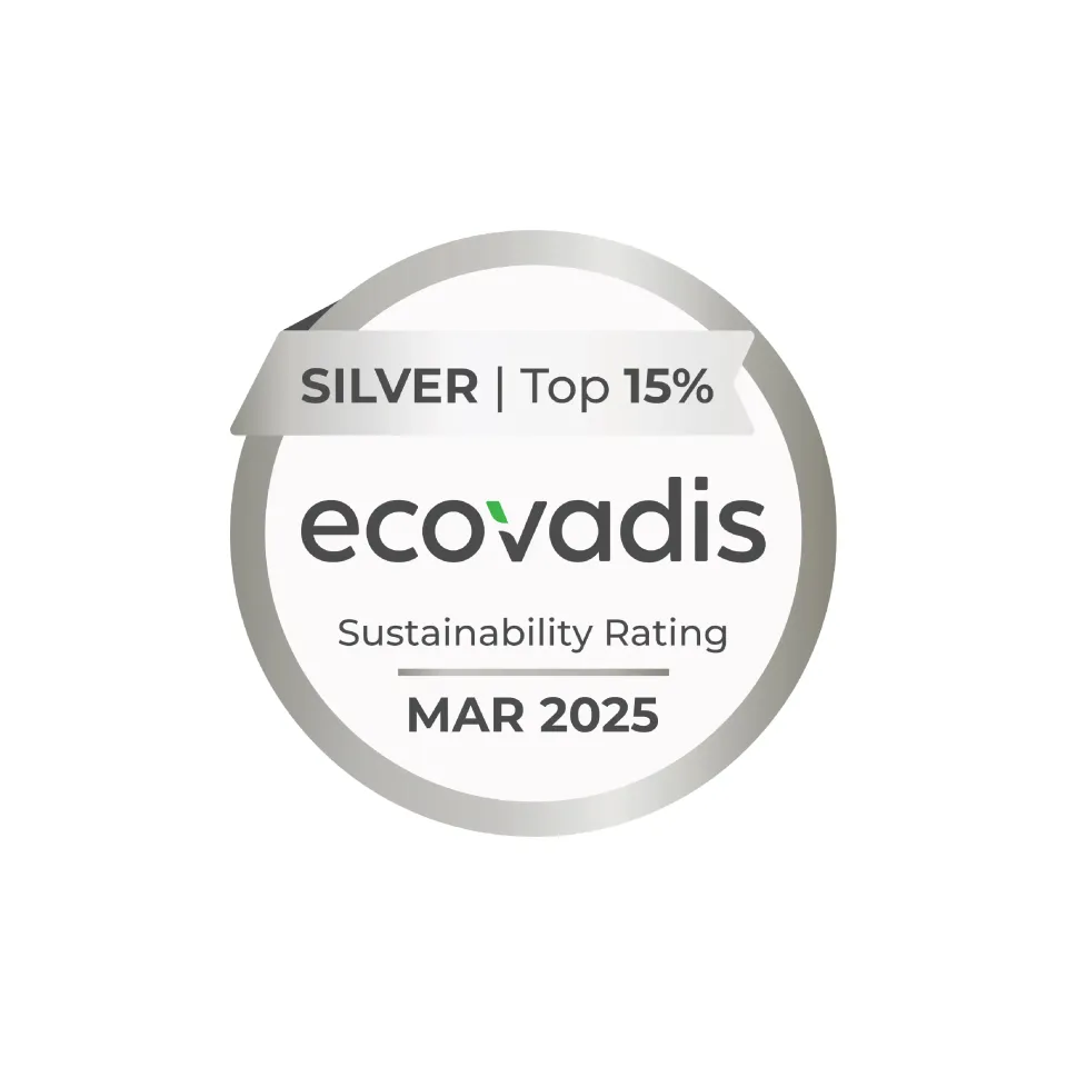 ‘Silver Medal’ by EcoVadis in March 2025