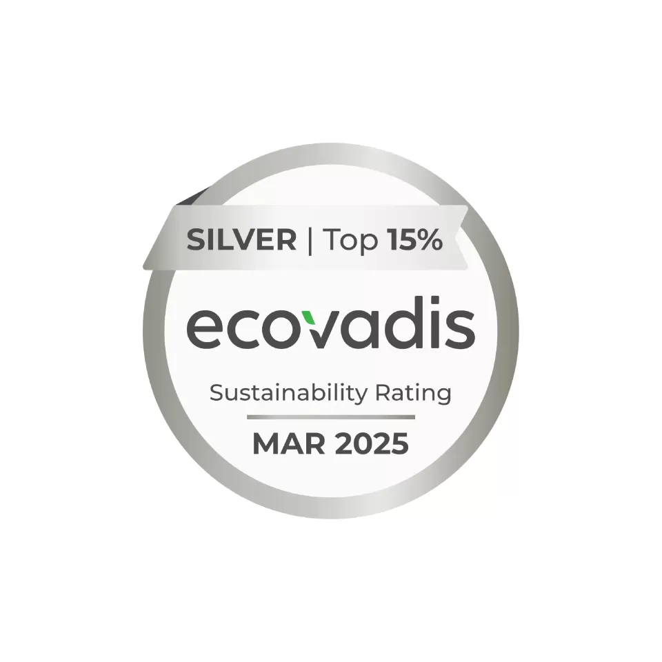 ‘Silver Medal’ by EcoVadis in March 2025